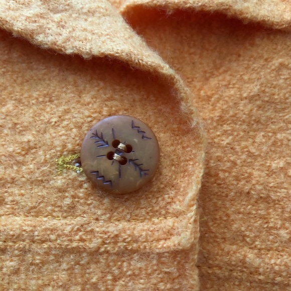 Vintage Emme Canada 100% Wool Textured Shirt Jacket Size L - Picture 7 of 12